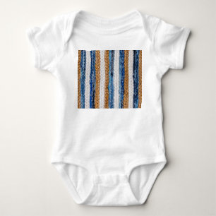 Denim lappverk: Återvunna jeans matta. T Shirt