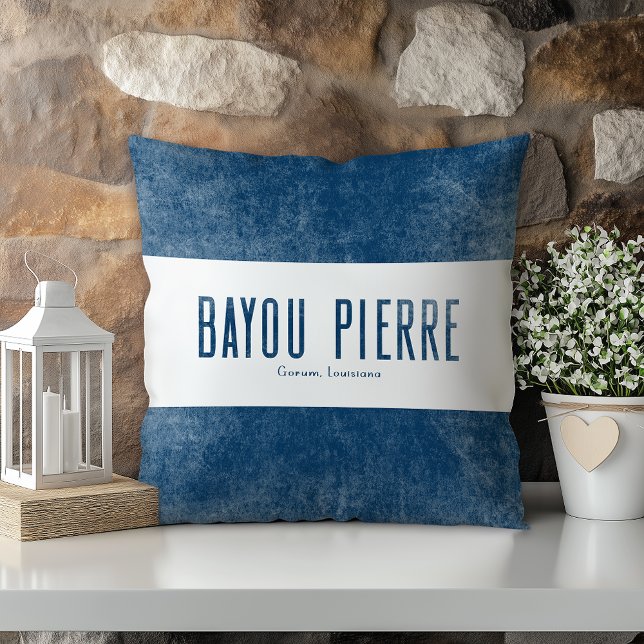 Denim Look Bayou Pierre Louisiana delstat Kudde (Skapare uppladdad)