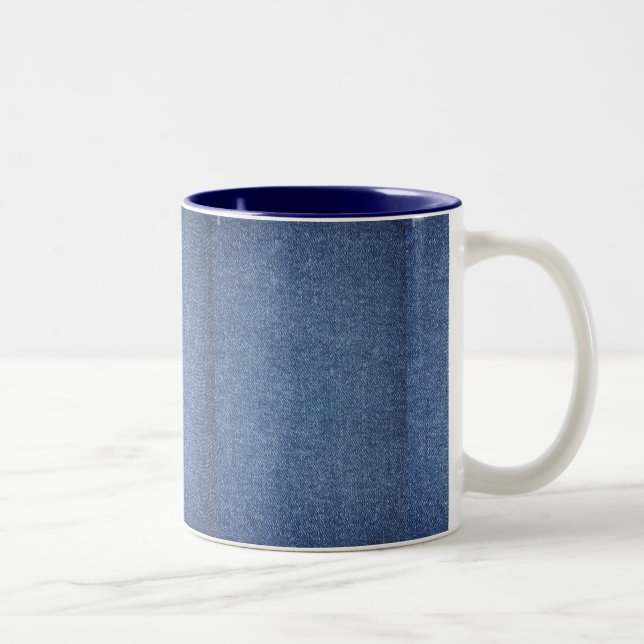 Denim-look Two-Tone Mugg (Höger)