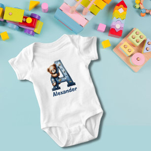 Denim Monogram A Nallebearg T Shirt