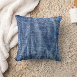 Denim Mönster Kudde