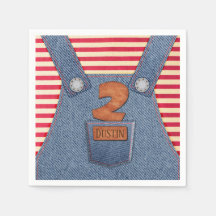 Denim Overalls 2:a födelsedag med alla stjärnor, P