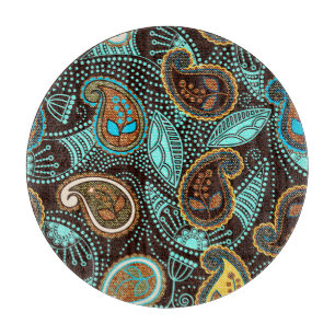 Denim Paisley: Seamless Jeans Struktur Mönster