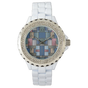 Denim Patchwork Armbandsur