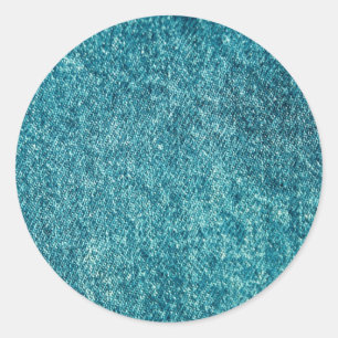 Denim Runt Klistermärke