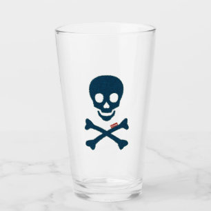 Denim Skull Glaskopp