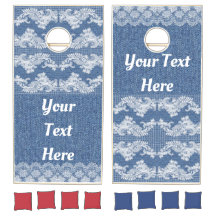 Denim Snöre Southern Chic Charm