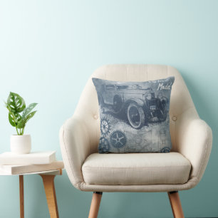 Denim Steampunk Kudde