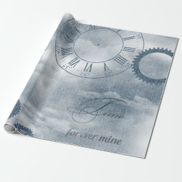 Denim Steampunk Presentpapper