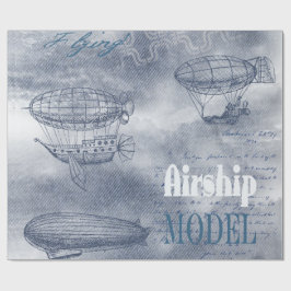 Denim Steampunk Presentpapper