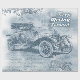 Denim Steampunk Presentpapper