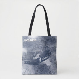 Denim Steampunk Tygkasse