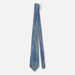 Denim Struktur Neck Tie Slips