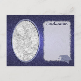 Denim Studenten Photo Notice Meddelande Vykort