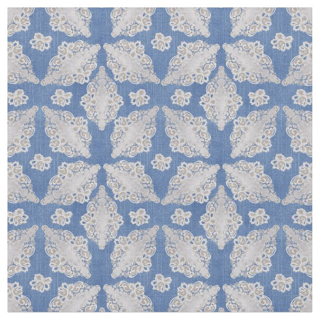 Denim texturerad med snöre sjölösa repeetter tyg (Närbild)