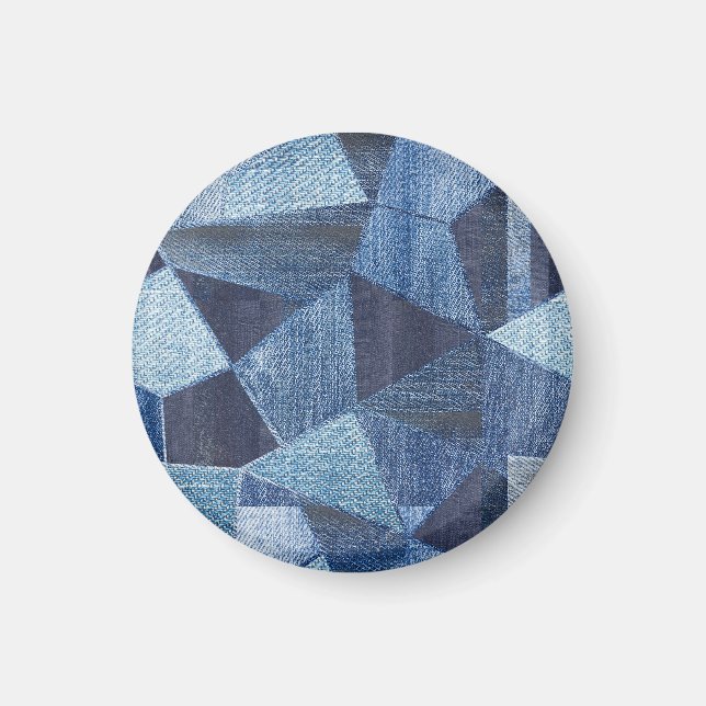 Denim Urban: Distress Stripe Patchwork. Magnet (Framsidan)