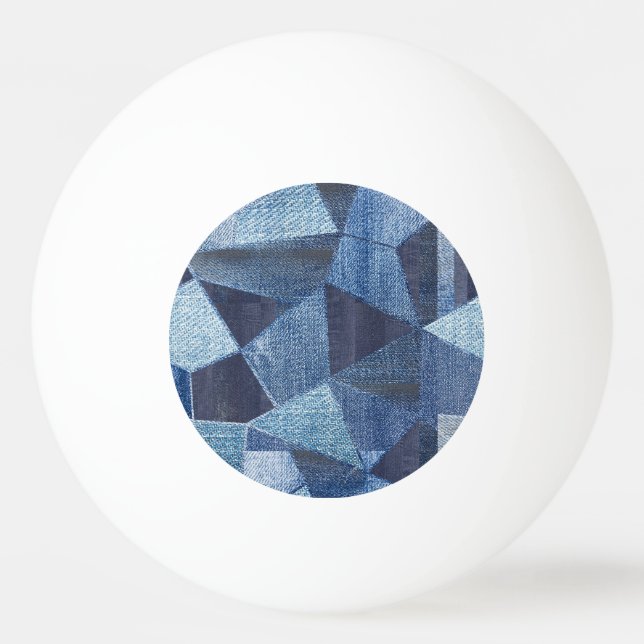 Denim Urban: Distress Stripe Patchwork. Pingisboll (Framsidan)
