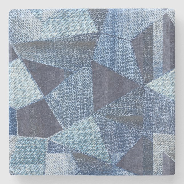Denim Urban: Distress Stripe Patchwork. Stenunderlägg (Framsidan)