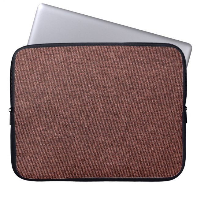 Denim-utseende Laptop Sleeve (Framsidan)