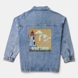 Denimjacka Great Lakes Wearable Art
