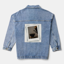 Denimjacka med teillustration