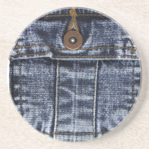 Denimjeans stoppa i fickan underlägg sandsten