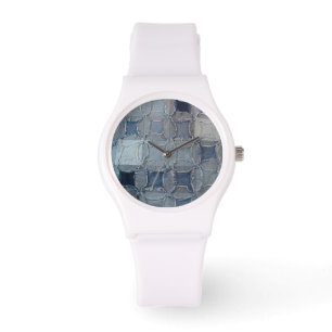 Denimklocka Armbandsur