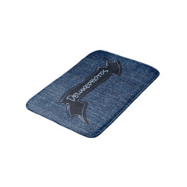 Denimmarinband Badrumsmatta