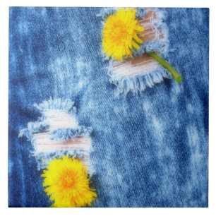 Denimmaskrosor Kakelplatta