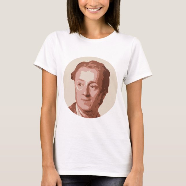Denis Diderot T Shirt (Framsida)