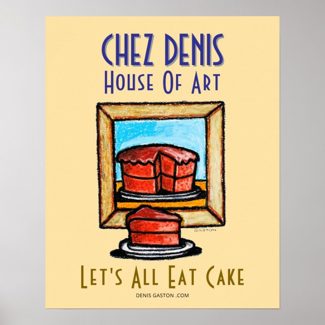Denis Gaston Art Poster (Framsidan)