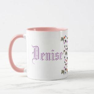 Denise, Namn Logotyp med Australian Wildlife Mugg