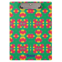 DENISE ~ Rosa, Röd, Gult och Grönt design