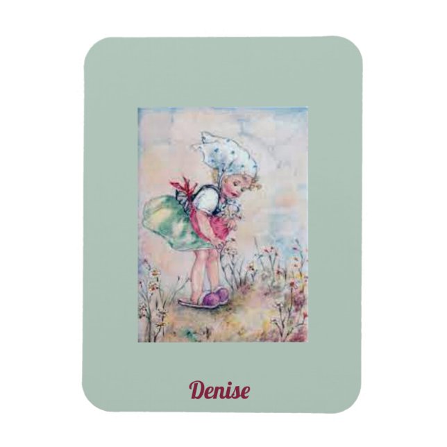 DENISE ~ SWEET GIRL VINTAGE ~ Erna Maison ~ Magnet (Vertikal)