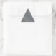 Denium Fabric BackgroundTriangle-fästmärke Triangelformat Klistermärke (Bag)
