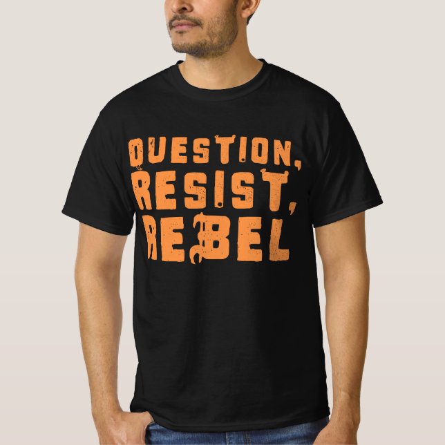 Denke selbst, handle stark t shirt (Framsida)