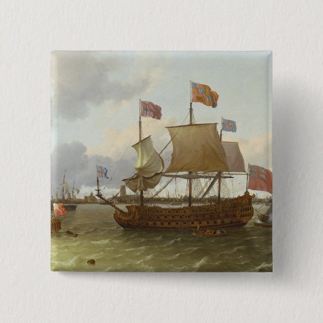 DenLedar- "Britanniaen" i Rotterdam, 1698 Knapp (Framsida)