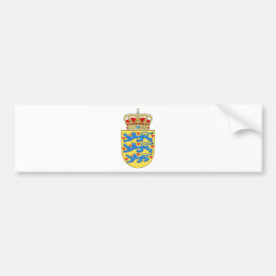 denmark emblem bildekal
