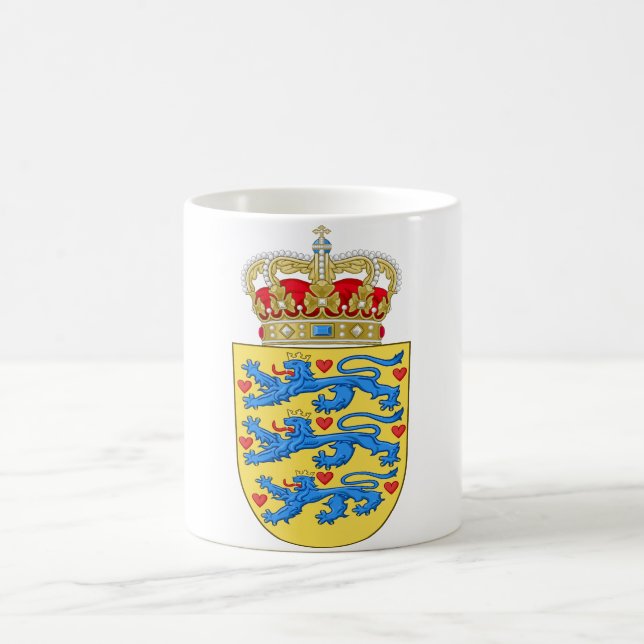 denmark emblem kaffemugg (Center)