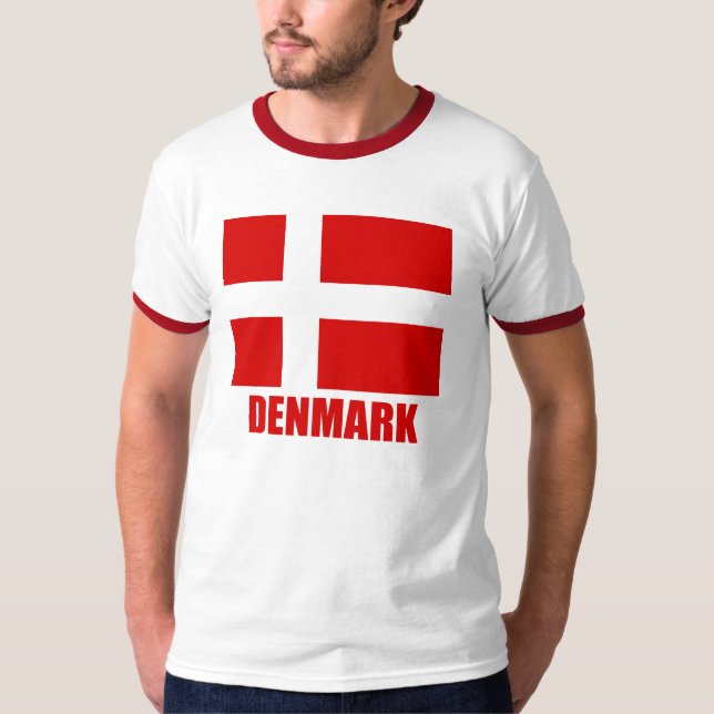 denmark_flag_denmark10x10 tee shirt (Framsida)