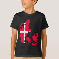 denmark flagga karta