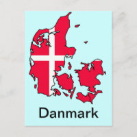 denmark flagga karta