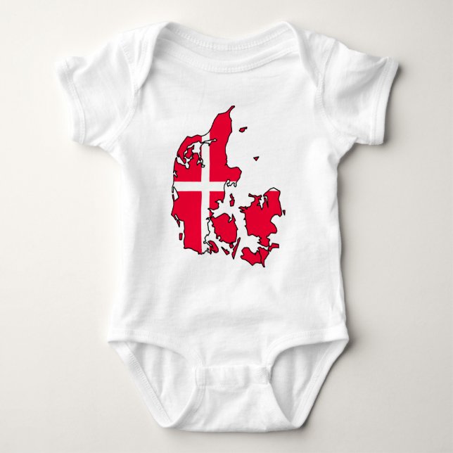 denmark flaggakarta tee (Framsida)