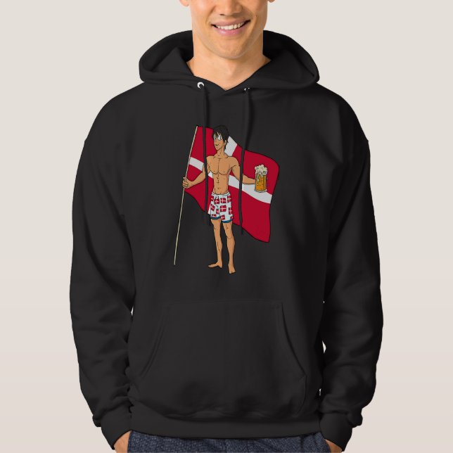 Denmark Hot Boy Hoodie (Framsida)
