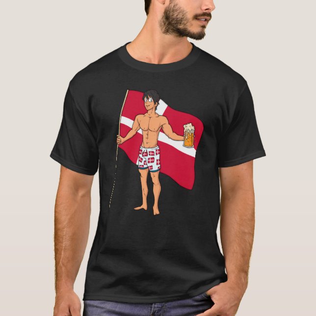 Denmark Hot Boy T Shirt (Framsida)