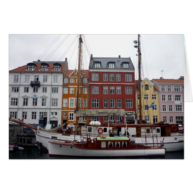 denmark nyhavn hälsningskort (Framsidan Horizontal)