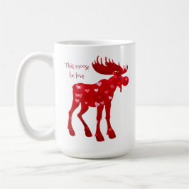 Denna älg är kärlek - 15 oz. Mugg