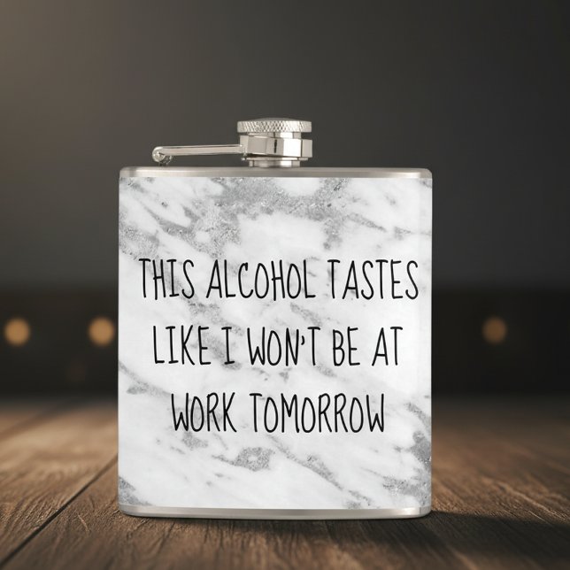 Denna alkohol smakar som att jag inte kommer vara  fickplunta (Skapare uppladdad)