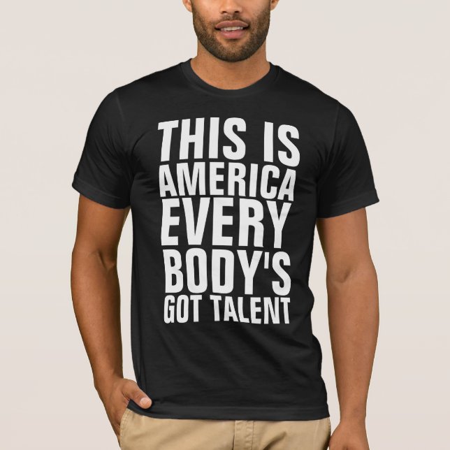 DENNA ÄR AMERIKA SOM EVERYBODYS FICK TALANG TRÖJA (Framsida)