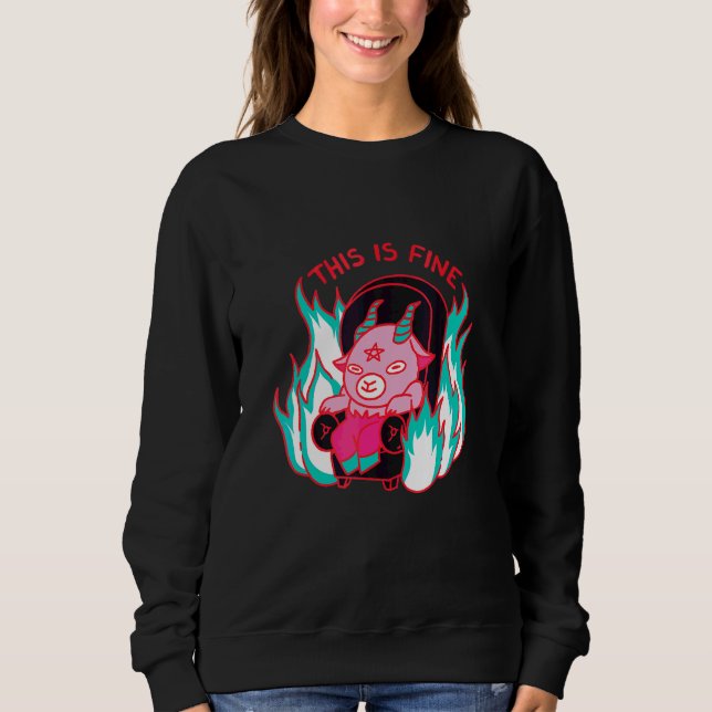 Denna Är Bra Djävulsoffa Avslappnad T Shirt (Framsida)
